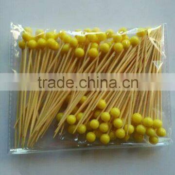 High Quality Fruit Pick 12cm Length Many Color Heart Pettern photo-4