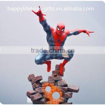 Spider-man paint resin figure