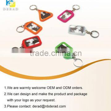 Custom Silicone Key Chain Key Ring With Photo Frame photo-2