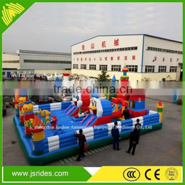 customized modern design large inflatable kids playground bouncy castle for hire 2016