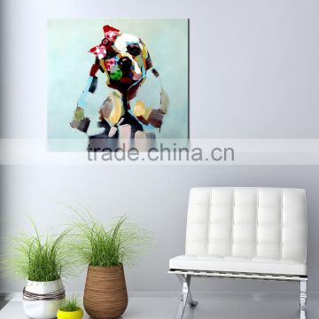 popular new style cute dog oil painting on canvas