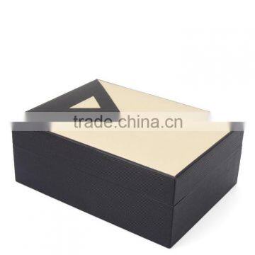 Chinese Factories Wholesale Custom Plastic Watch Box, Black Gift Box