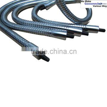 Chrome finish Gooseneck flexible metal tube for LED LIGHT