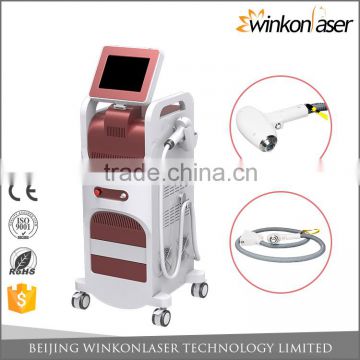 FDA approved professional 1-136J/cm2 2500w permanent vertical diode laser 808 hair removal