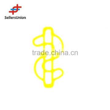 Promotional paper clips, customized metal paper clips in different shapes, colors, size