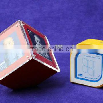 square acrylic box picture frame