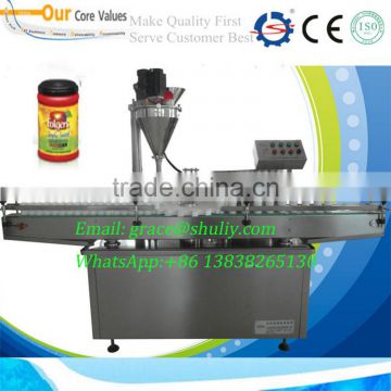 high quality powder filling machine line/ Automatic milk powder tin/can filling line