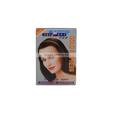 2 IN 1 Kim Wong female hair cream professional hair color brands coffee brown hair color 8018