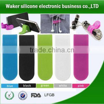 multi-functional silicone magnetic clip with custom logo