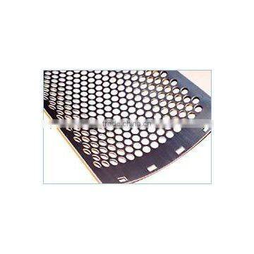 stainless rounded hole mesh