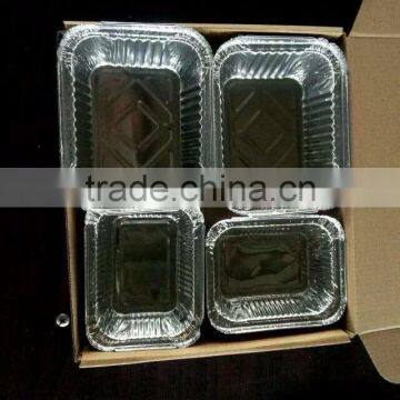 Customized Disposable Airline Aluminum Foil Container With a Lid photo-2