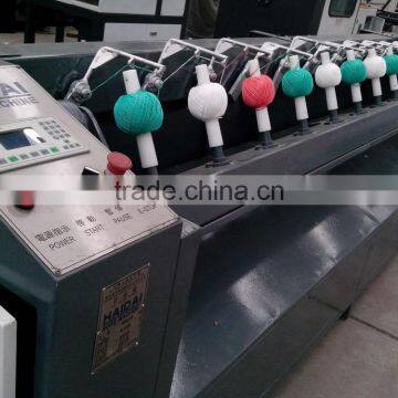 High speed 10 heads polypropylene rope twine ball winding machine for sale