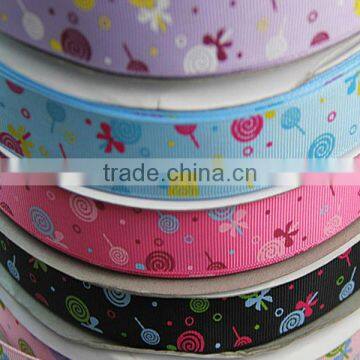 Wholesale 100% polyester packing grosgrain ribbon