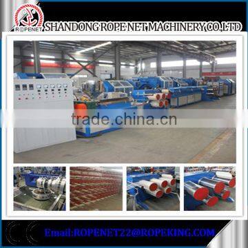 PP woven yarn making machine pp raffia yarn machine raffia rope yarn machine for woven bag email:ropenet22@ropeking.com