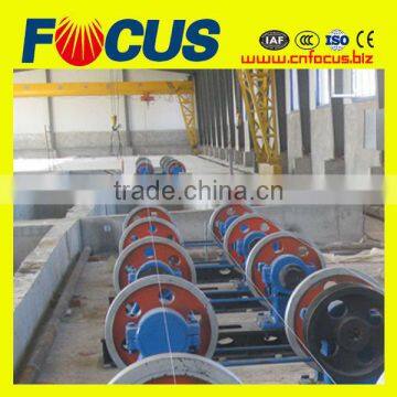 Double wheel centrifugal concrete pipe machine