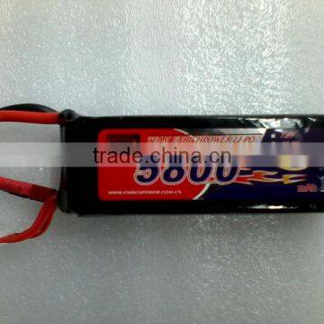 5800mAh 30C 11.1v EP Lipo Battery