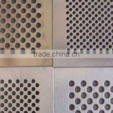 304 316 round hole stainless steel perforated metal mesh