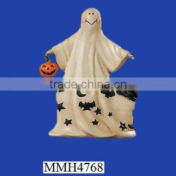 Haloween cute polyresin ghost