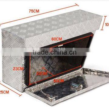 Aluminum Tool Box Half Door With Removable Shelf and 3 Drawers photo-5