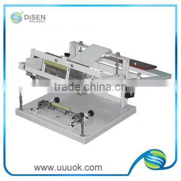 Manual curved surface pen screen printing machine