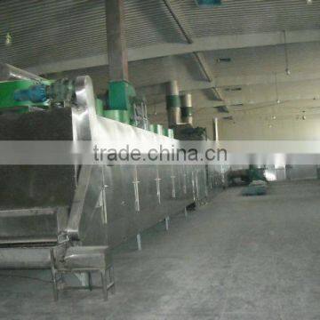 China Continuous stainless steel tunnel multi-layer conveyor belt dryer for vegetables and fruits