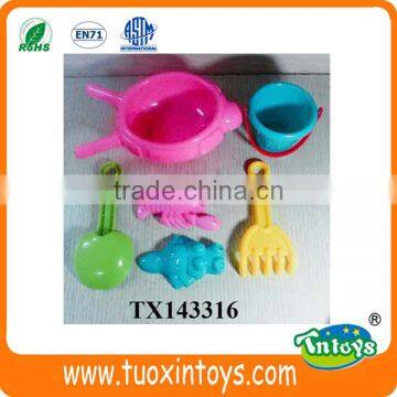 Cheap Sand Beach Tools Child Pretend Play Toys 6pcs photo-5