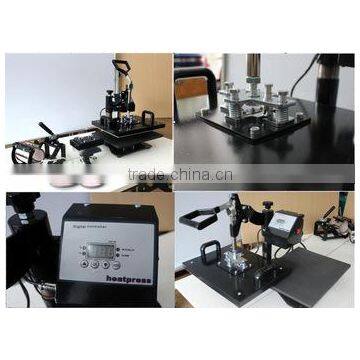 Lowest Cost Digital 5 in 1 Combo Heat Press Machine for Tshirt/mug/plate/cap photo-3