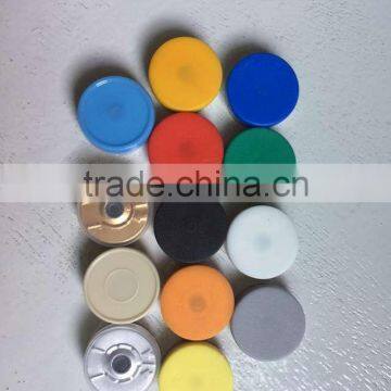 100sets (Flip Off Caps & Rubber Stoppers &Clear Glass Vials) + 1pcs 20mm Vial Crimper,manual Capping Machine photo-3