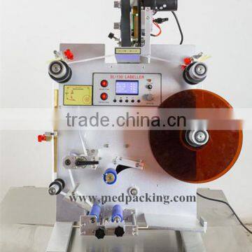 YS-130 Round Bottle Labeling Machine With PLC Control Panel photo-2