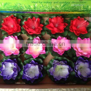 Waterproof LED Lotus Light Fiber Optic Lotus photo-2