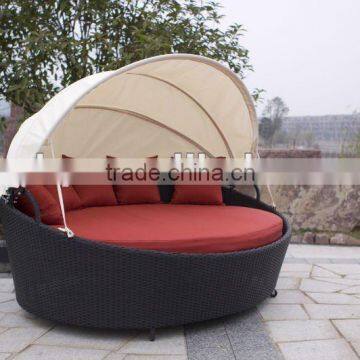 garden rattan bed