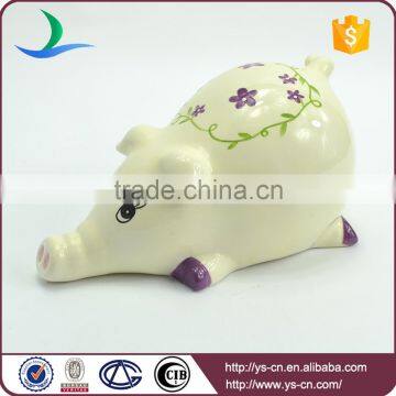 Beige Pig Hand Painted Ceramic Home Decoration Accessories photo-2