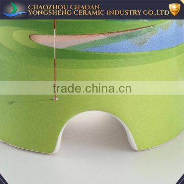 Round 11oz Straight Ceramic Dolomite Decal Mug With Special Shape photo-2