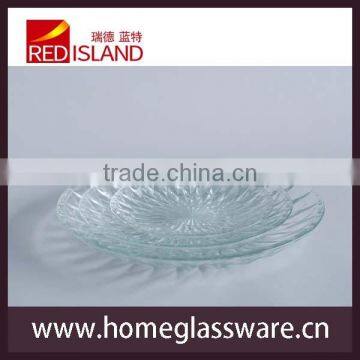 6 Inch Fresh Fruit Salad Glass Plate photo-4