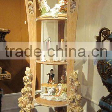 Fabulous French New Design Rococo Rose Vivid Wooden Carving Living Room Furniture Sofa Set photo-5