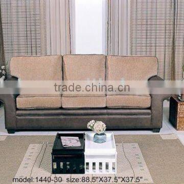 Genuine leather three seat sofa. two seat sofa. small table. comfortable and high quality leather sofa set B48181