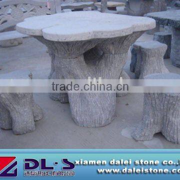 Garden Stone Caving Bench