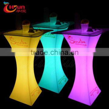 indoor and outdoor led table/weeding/party/nightclub cocktail table