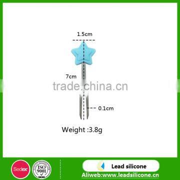 Creative Home Party Decor Gift Silicone Snack Dessert Fruit Forks photo-4