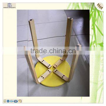 Solid Funny Diy Easy Installing Pine Wooden High Stool photo-5