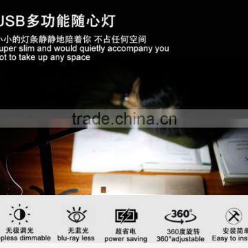 New Arrival Multi-functional Bookshelf Stick Light, USB Rechargeable Energy Saving Adjustable Slim Night Light For Wholesale photo-5