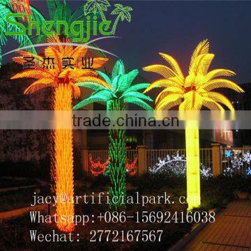 SJLJ01160 Outdoor Lighted Palm Tree Artificial Palm Led Tree photo-3