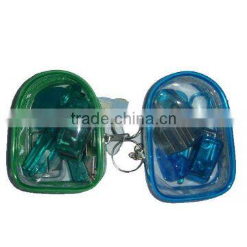 school stationery set with plastic bag packing