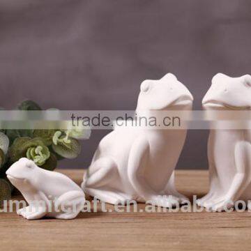 Miniature Ceramic Porcelain Animal Ceramic Frog Figurines photo-5