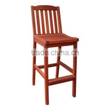 High Quality Best Selling Eco Friendly Wooden Armless Bar Chair With Footrest From Viet Nam