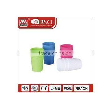 plastic cup set 0.25L 3 pcs/set