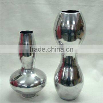 Home Decorative Flower Vase,Aluminum Flower Vase,Designer Flower Vases,Metal Flower Vase,Polished Aluminum Flower Vase