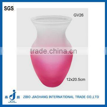 elegant glass decorative vase