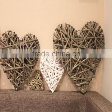 2017 Party Decoration Woven Wicker Heart photo-3