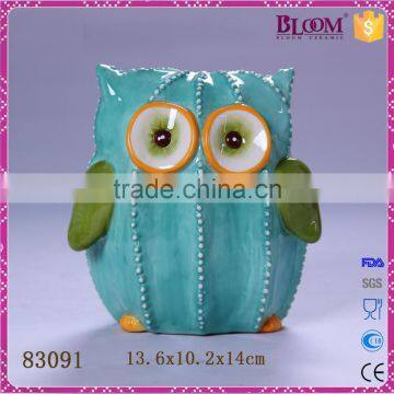 Factory direct ceramic owl money boxes wholesale